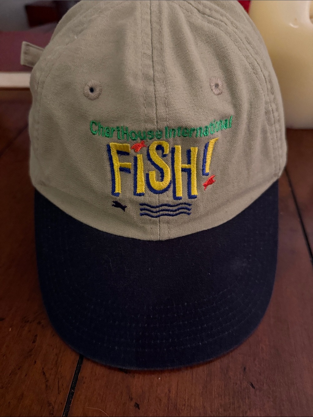 FISH! Khaki and Black Baseball Cap